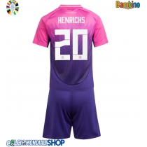 Maglie da calcio Germania Benjamin Henrichs #20 Seconda Maglia Bambino Europei 2024 Manica Corta (+ Pantaloni corti)